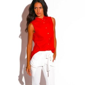 Cherry Bejeweled Blouse